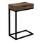 Monarch Specialties Accent Table - Brown Reclaimed-Look / Black Metal I 3602 - alternate 1